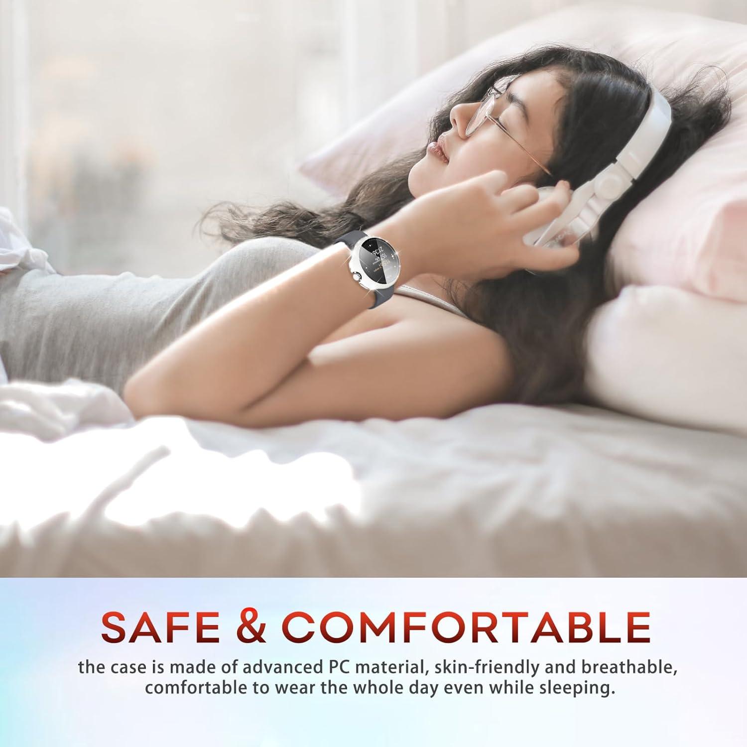 Funda Dura Blanca para Google Pixel Watch 3 45mm - Protector HD