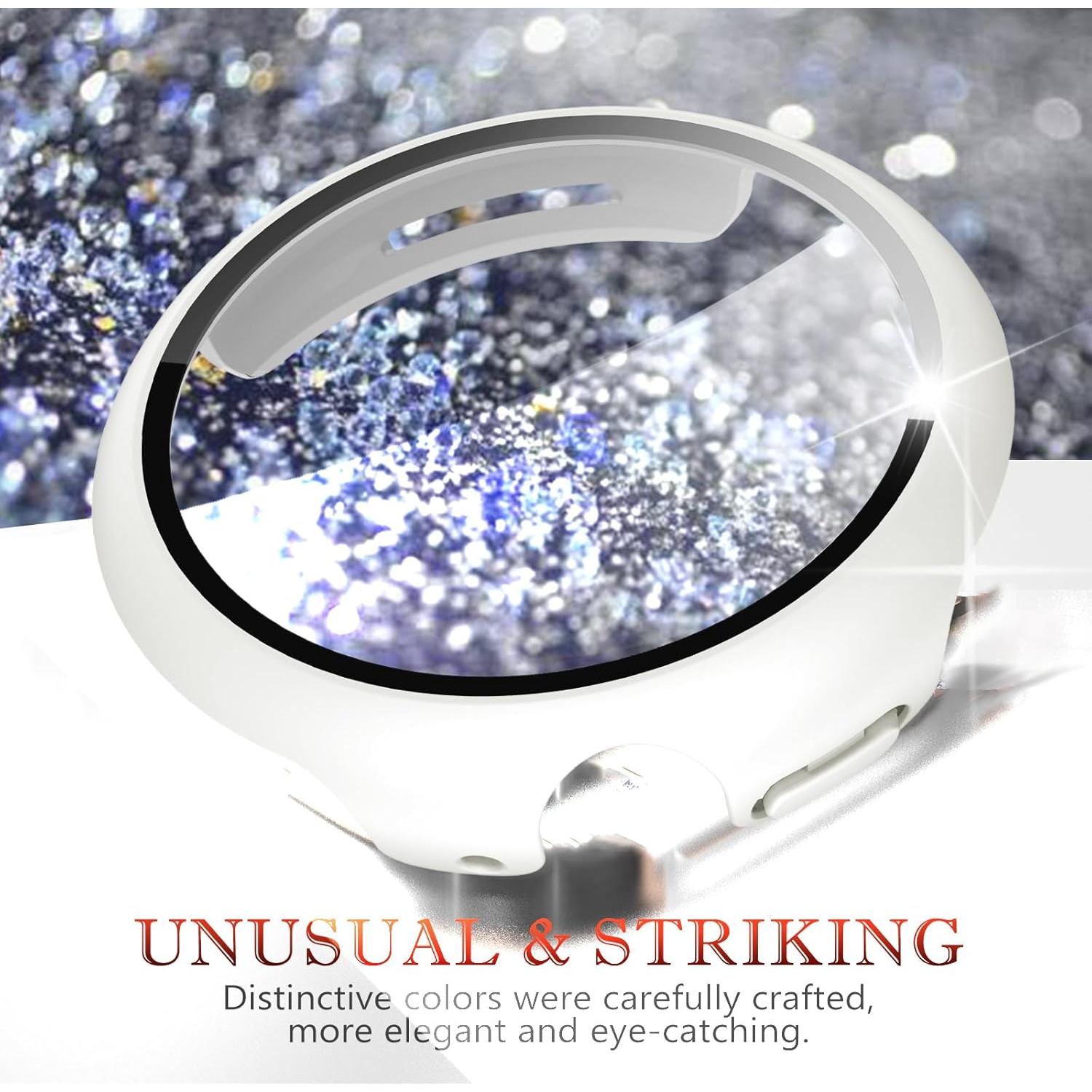 Funda Dura Blanca para Google Pixel Watch 3 45mm - Protector HD