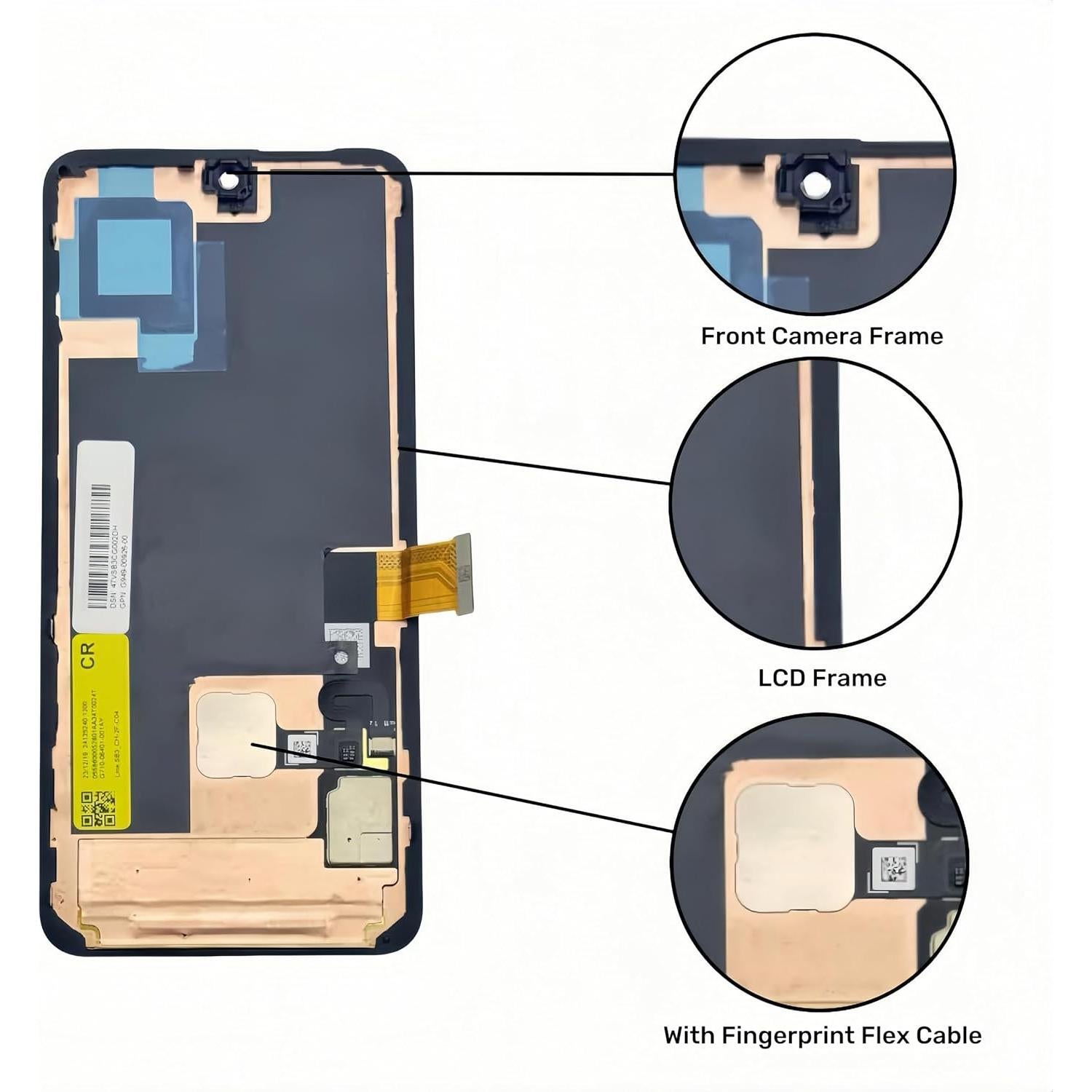 Pantalla AMOLED Original Google Pixel 8 5G Reemplazo 6.2"