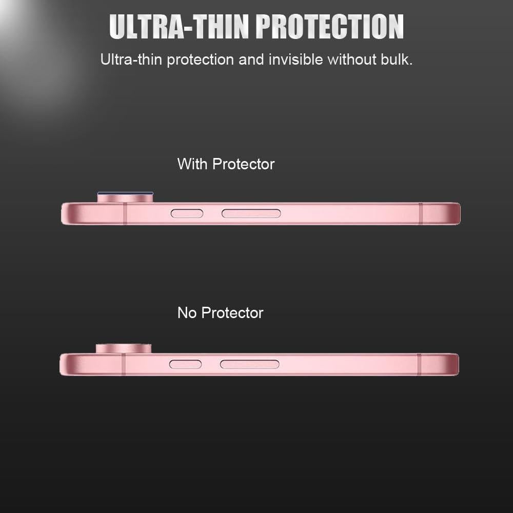 Paquete de 3 Cristales Templados UZWZW para Lente Google Pixel 9 Pro