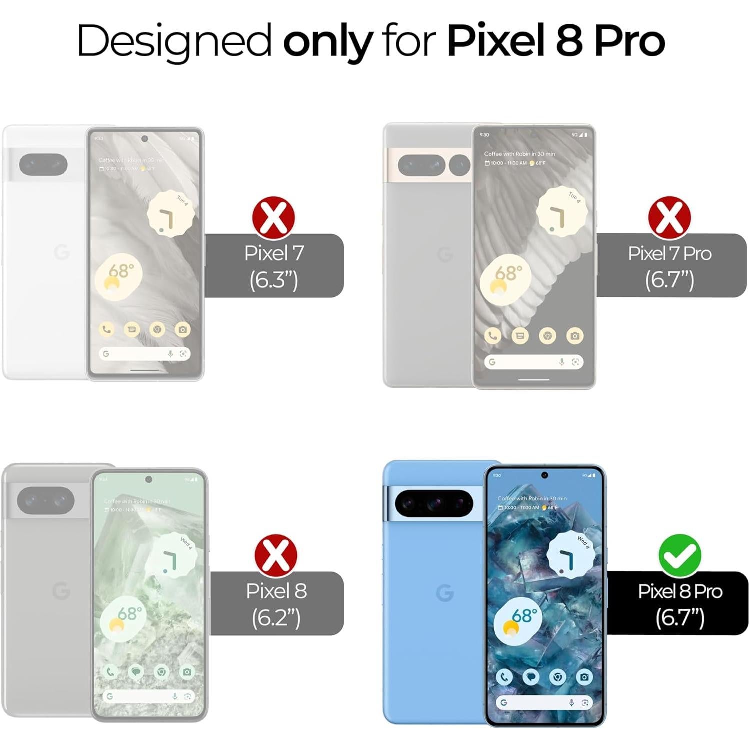 Protector de Pantalla Vidrio Templado ArmorSuit para Google Pixel 8 Pro