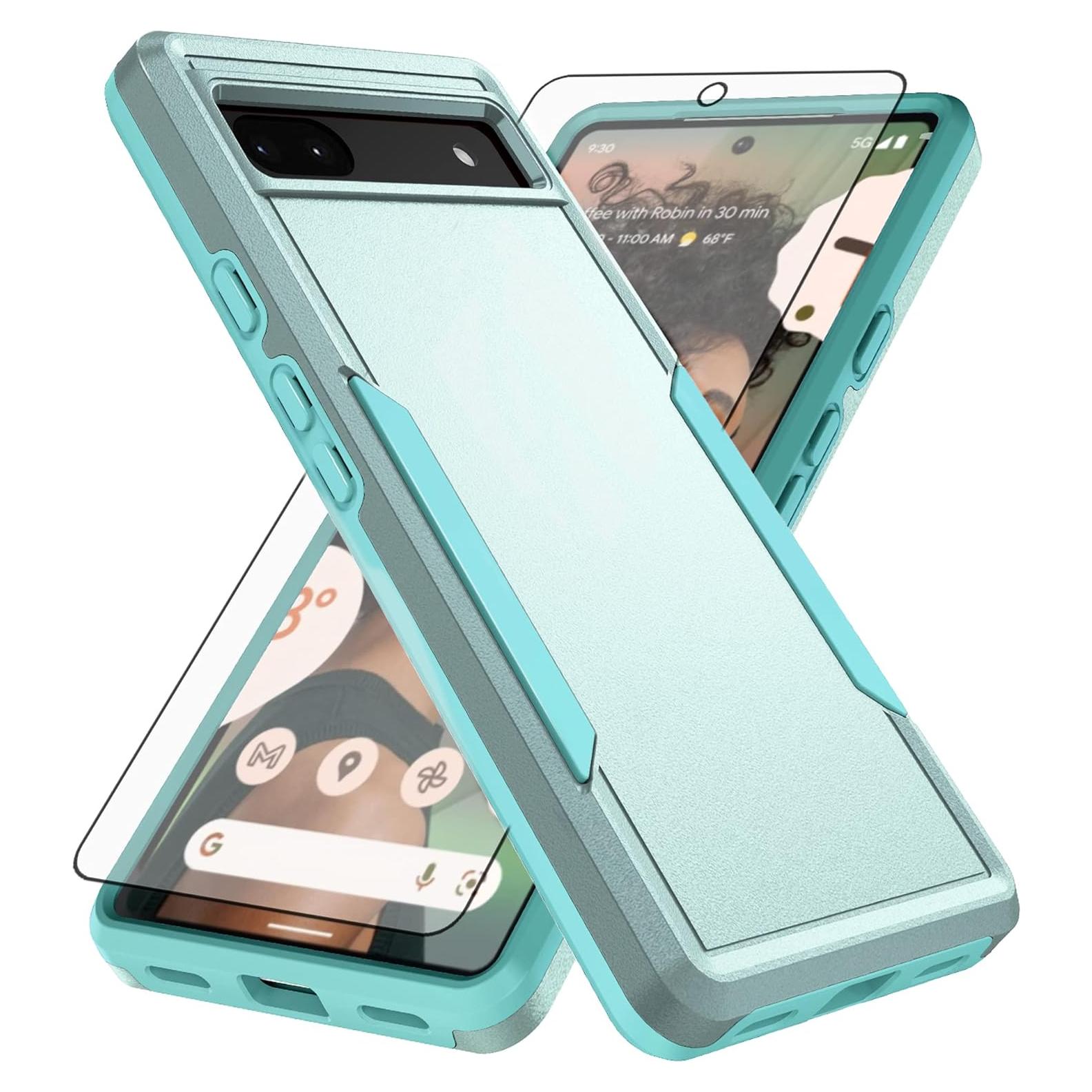 Funda Asuwish para Google Pixel 6A con Protector de Pantalla