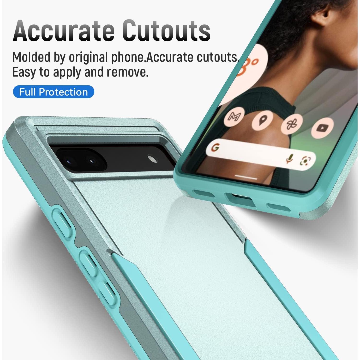 Funda Asuwish para Google Pixel 6A con Protector de Pantalla