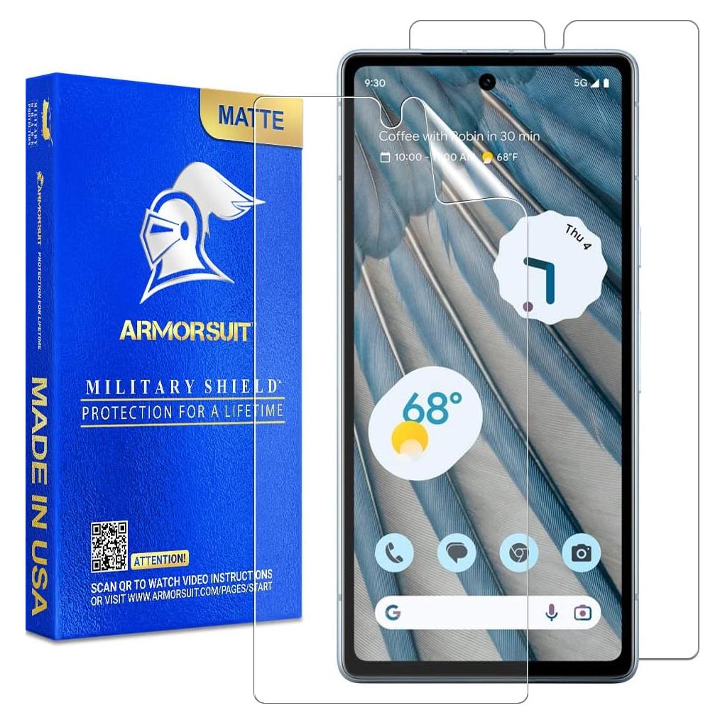 Protector de Pantalla Mate ArmorSuit para Google Pixel 7a - 2 Pack