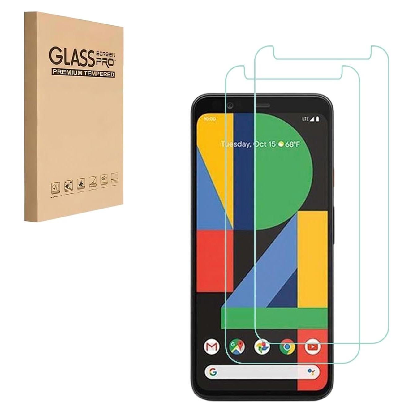 Protector de Pantalla Vidrio Templado ZYHKJYL para Google Pixel 4