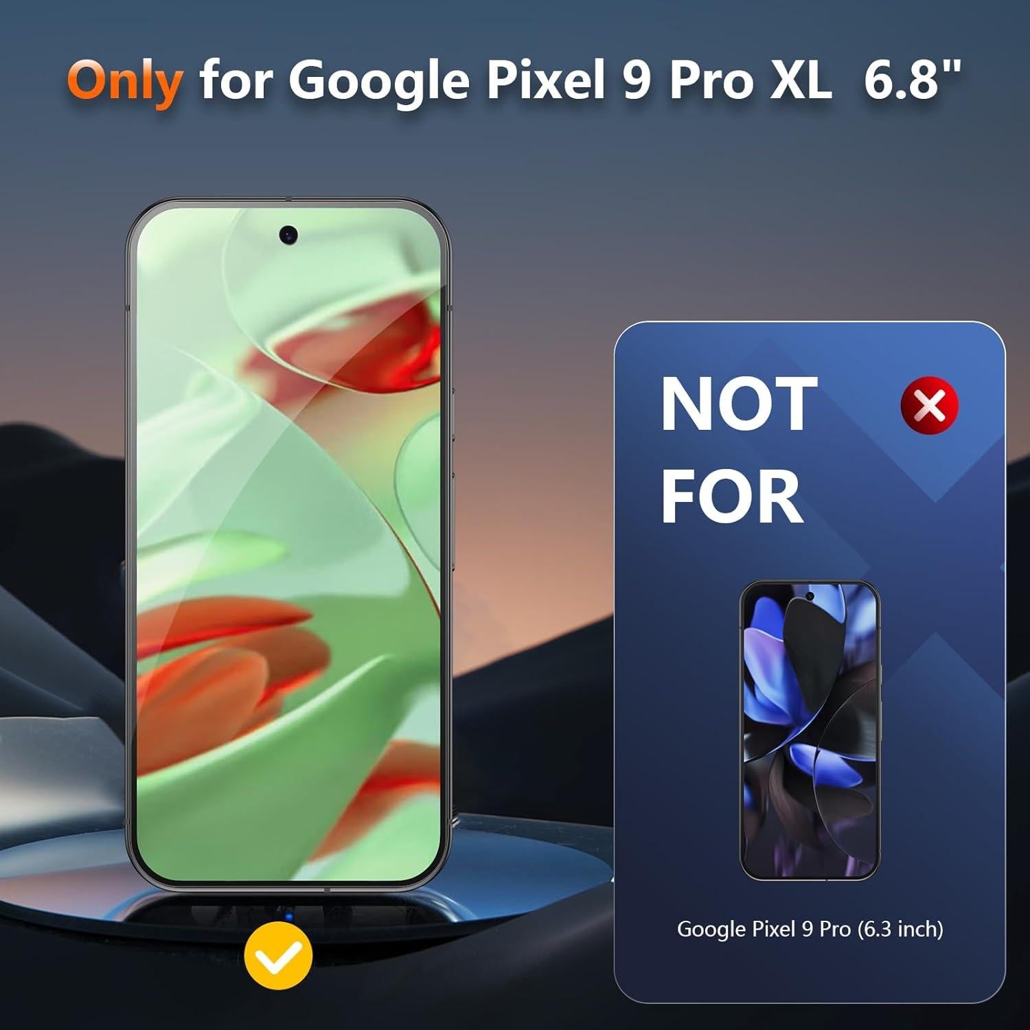 Protector de Pantalla Privado JEHOO para Pixel 9 Pro XL TPU