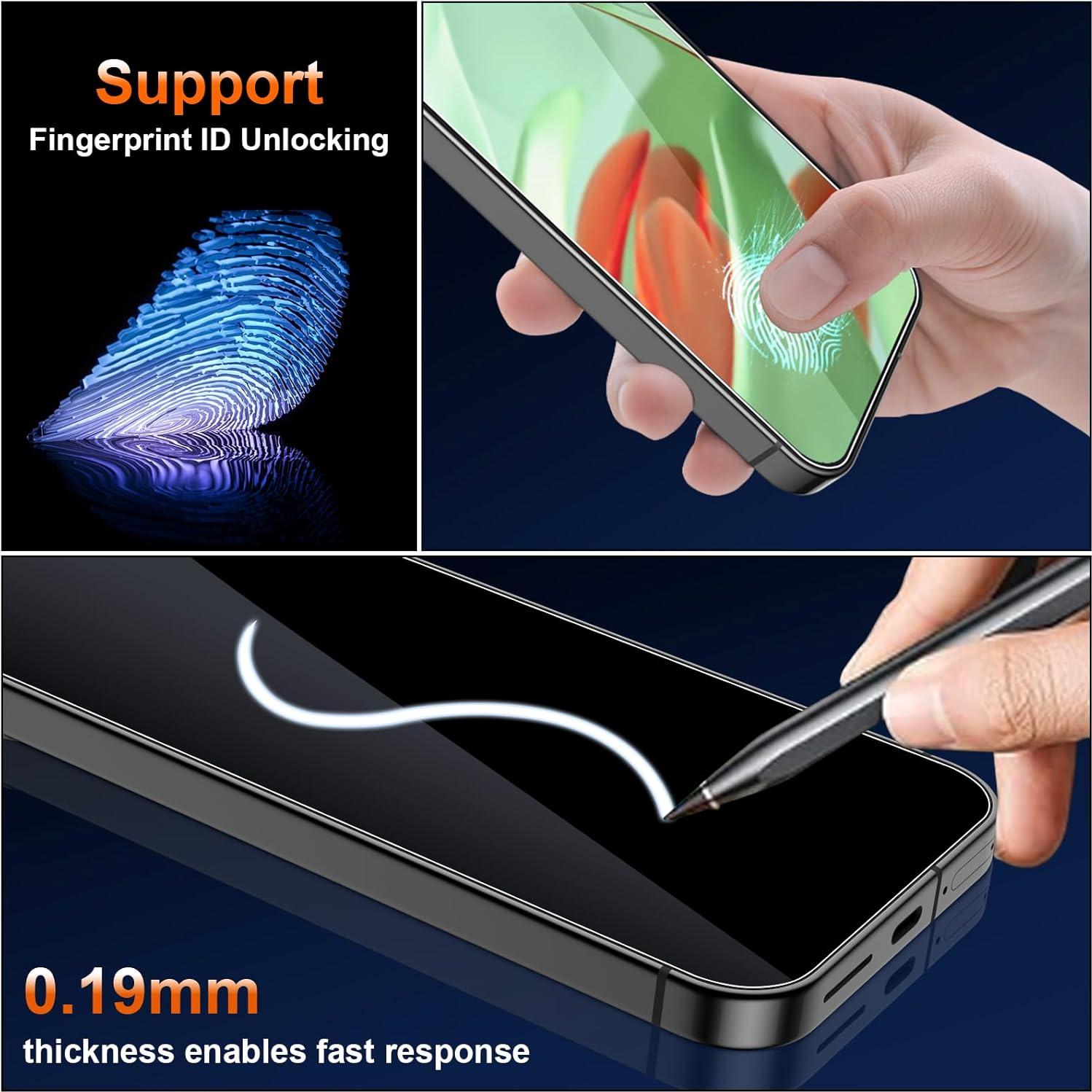 Protector de Pantalla Privado JEHOO para Pixel 9 Pro XL TPU