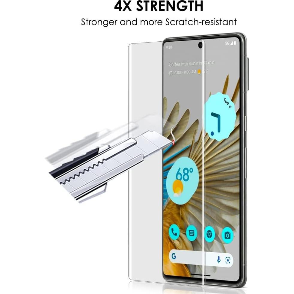 Paquete de 3 Protectores de Pantalla Vidrio Templado Akcoo Pixel 7 Pro