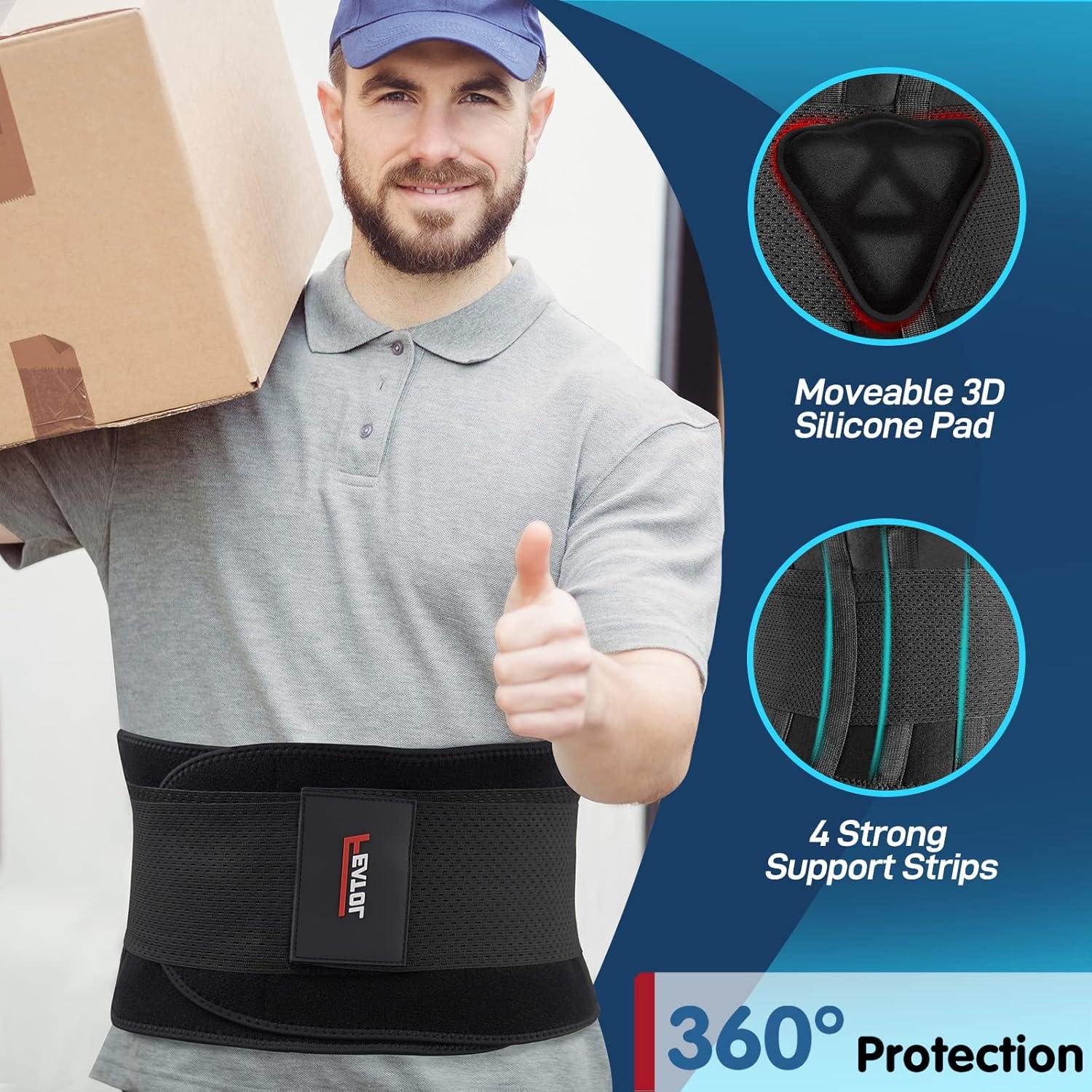 Faja Lumbar FEATOL con Almohadilla 3D Ergonómica S/M