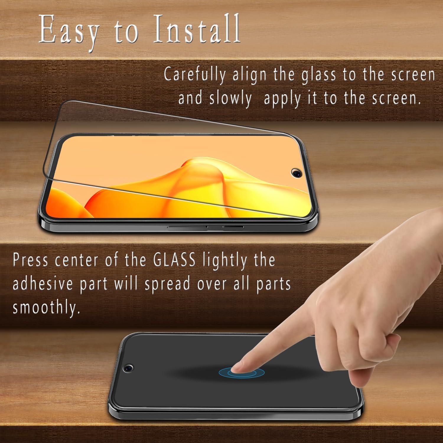 Protector de Pantalla Vidrio Templado Bencuku para Google Pixel 9/9 Pro
