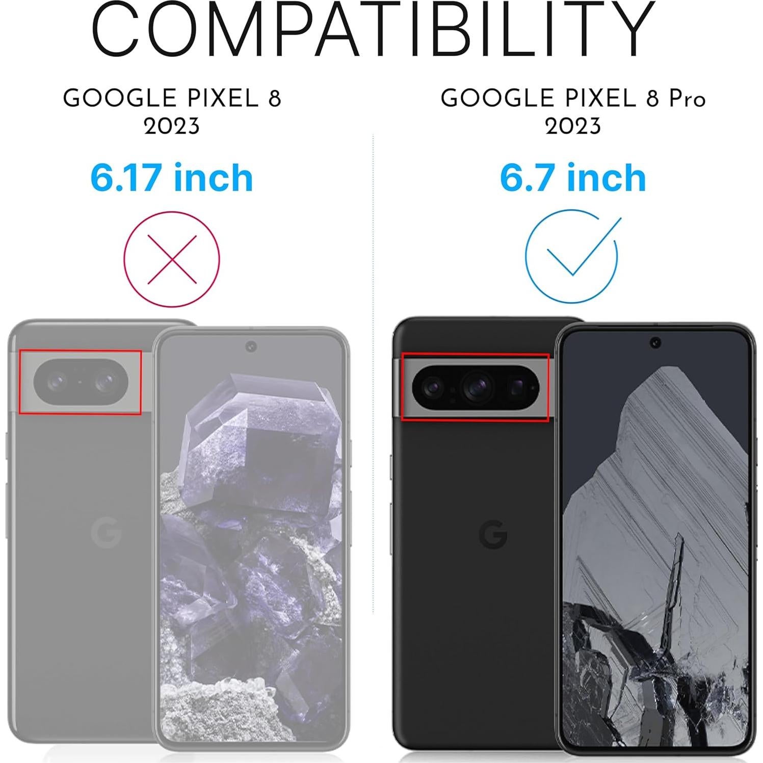 Protector de Pantalla Vidrio Templado Inskin Google Pixel 8 Pro 6.7"