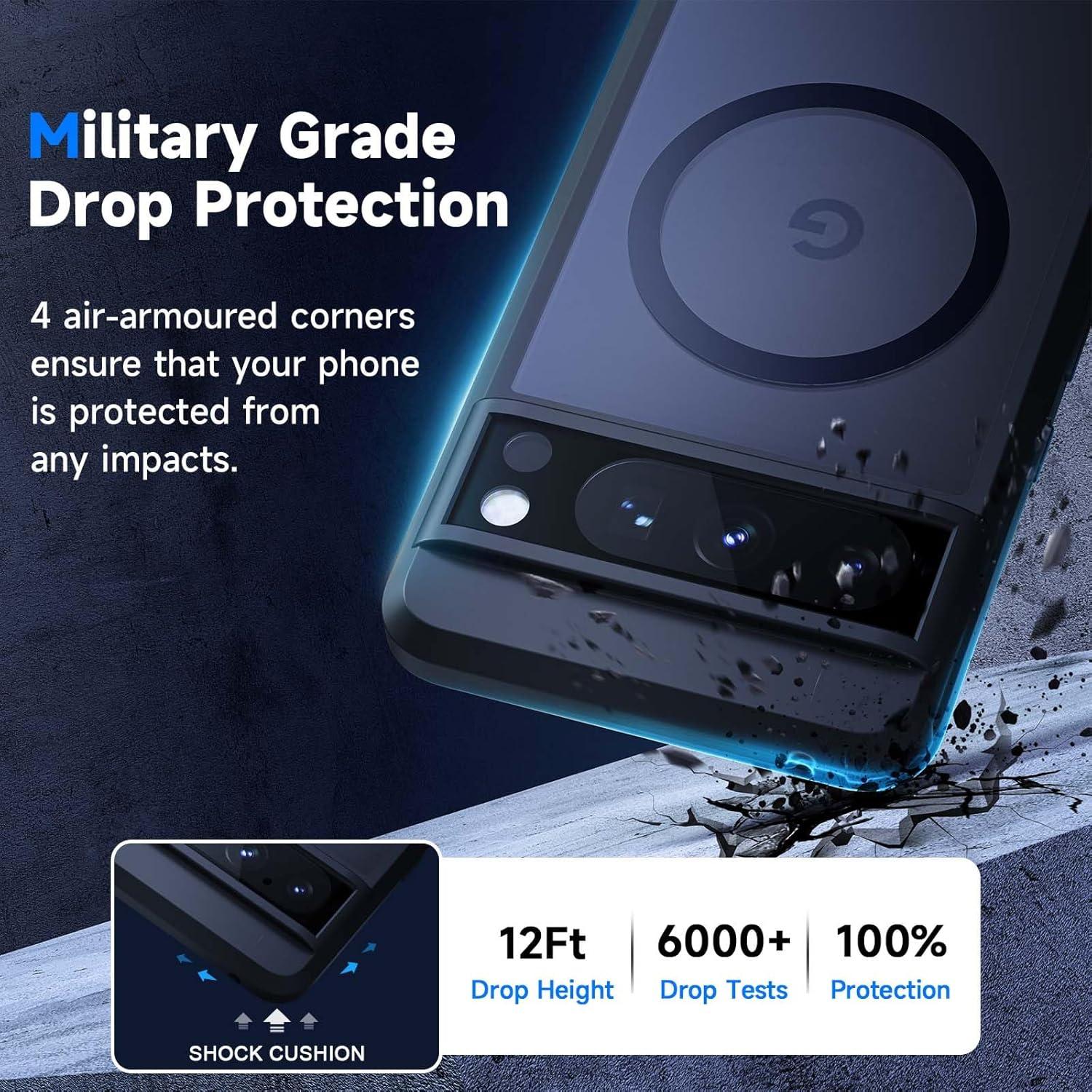 Funda Magnética Seacosmo para Google Pixel 8 Pro - A Prueba de Golpes