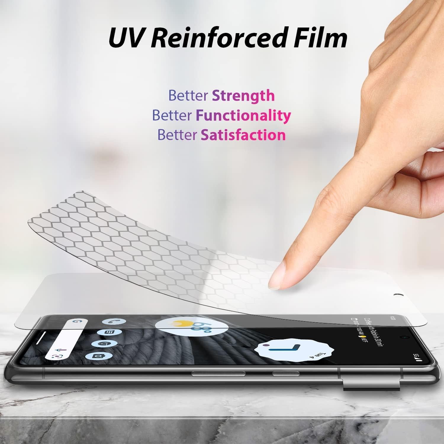 Protector de Pantalla UV GEN Whitestone para Google Pixel 7 Pro