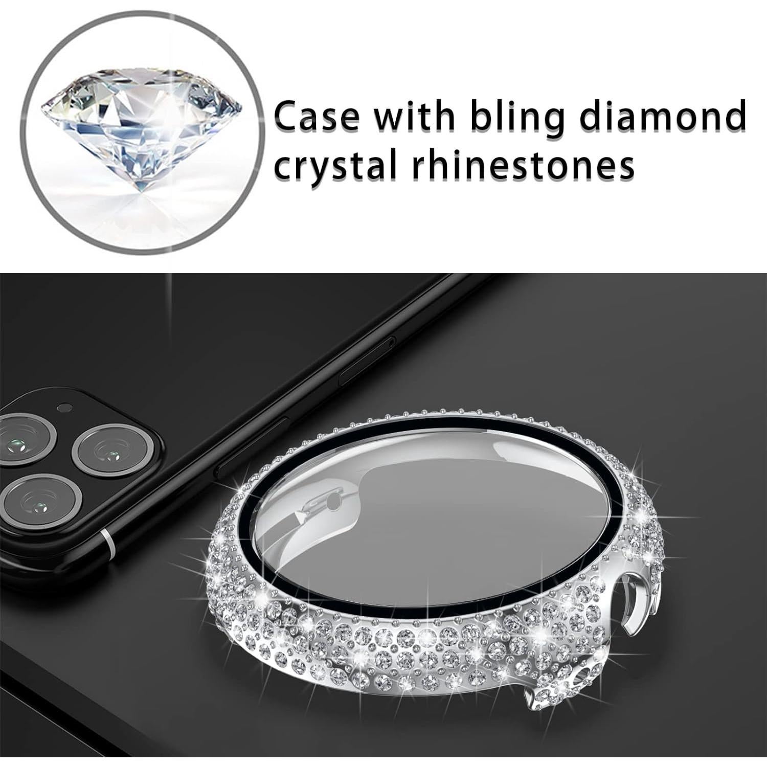 Funda Wugongyan para Google Pixel Watch 2 con Cristal Templado