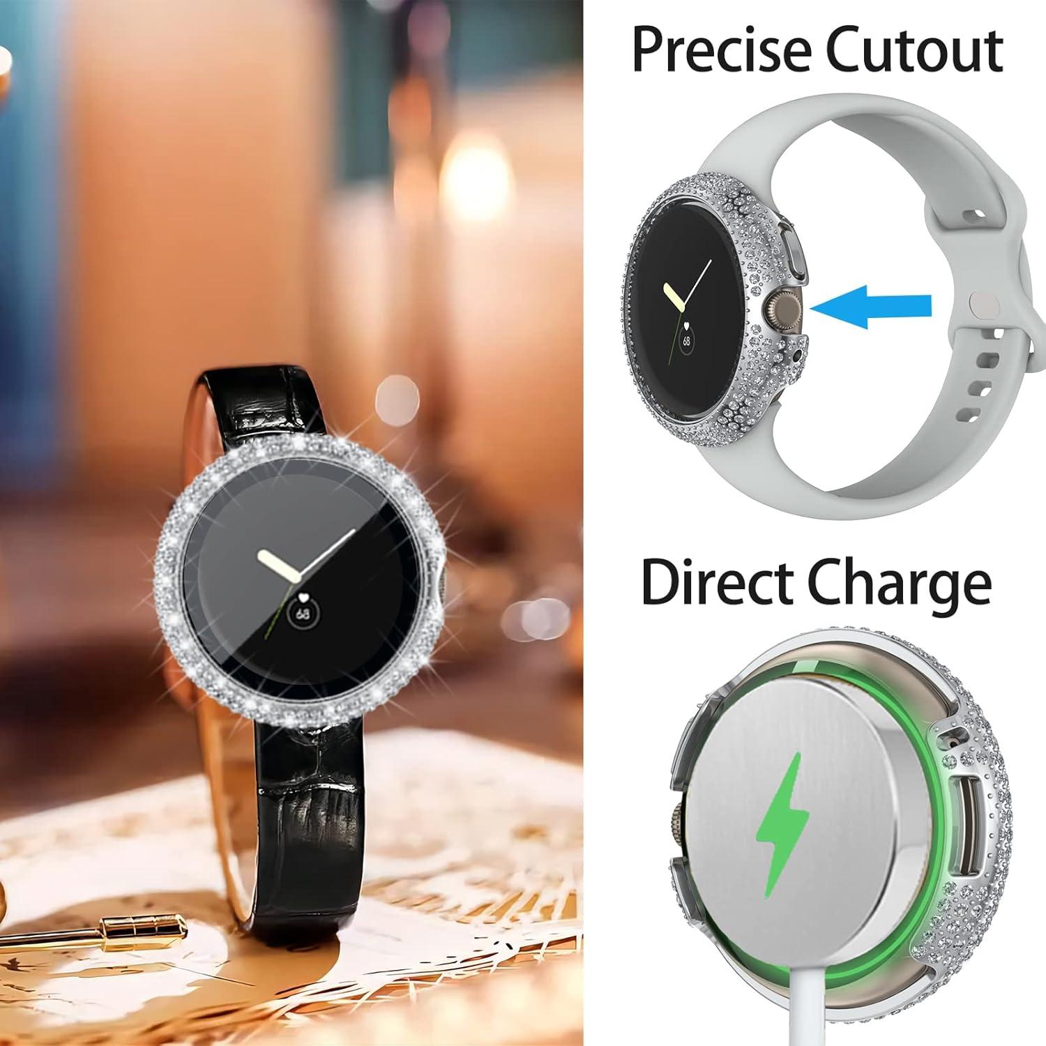 Funda Wugongyan para Google Pixel Watch 2 con Cristal Templado