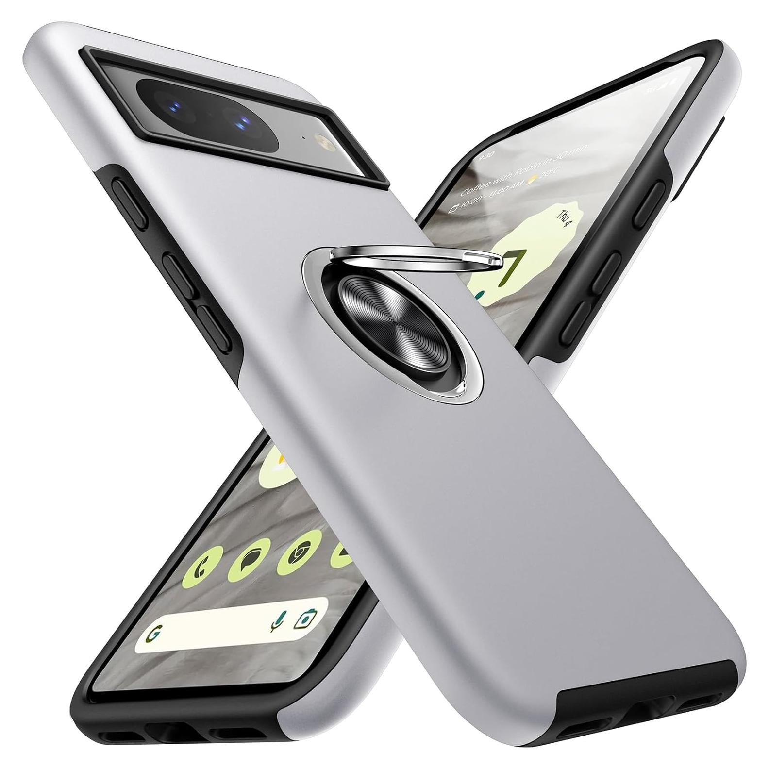 Funda JAME para Google Pixel 8 - Protección Militar, Plata