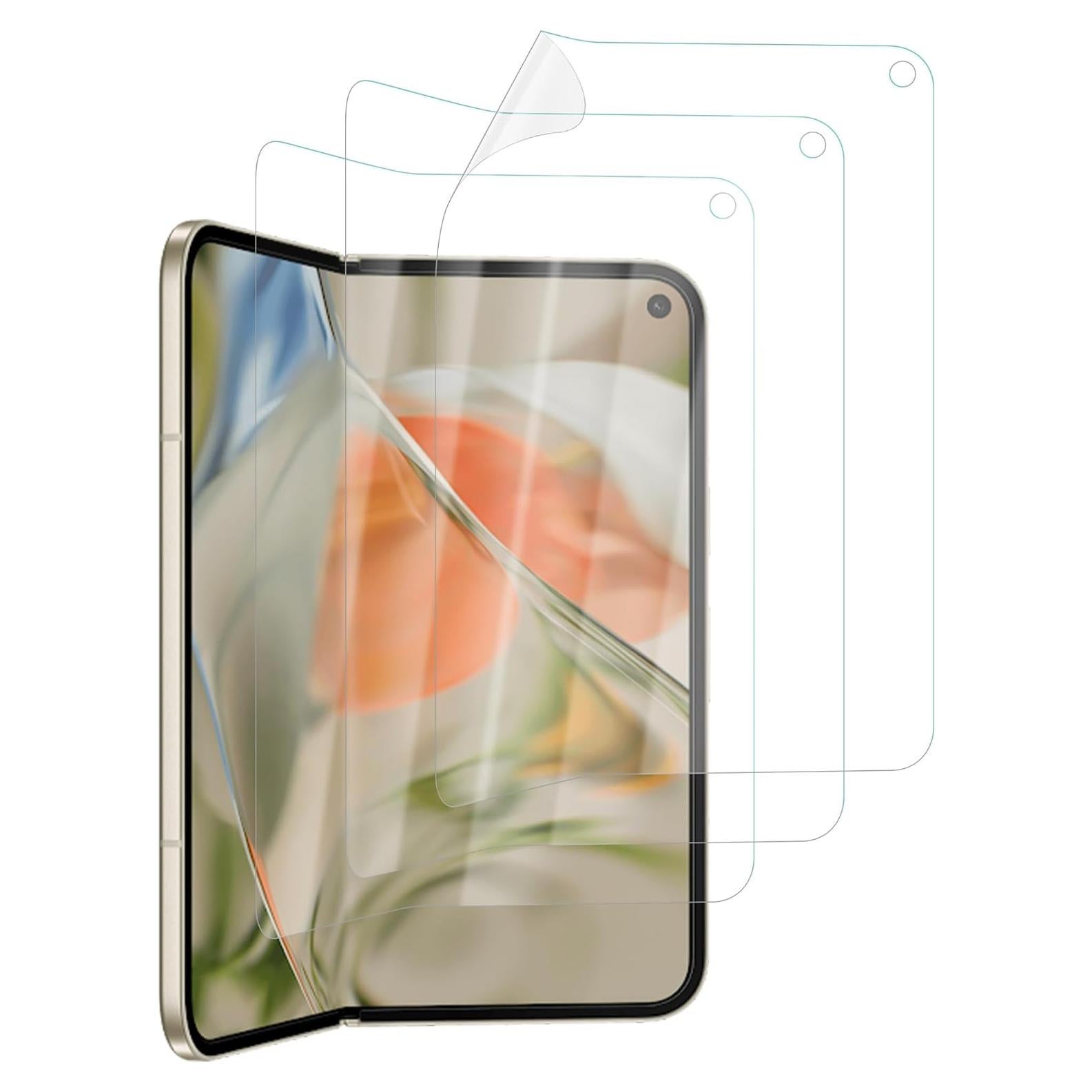 Protector de Pantalla Interno TPU Orzero para Google Pixel 9 Pro Fold - 3 Unidades