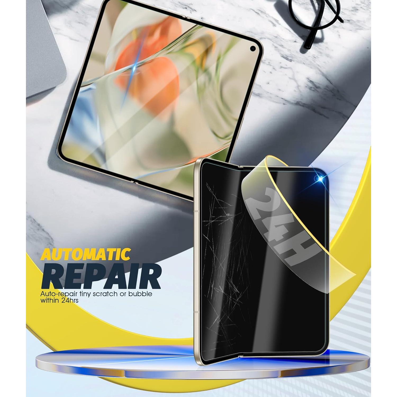 Protector de Pantalla Interno TPU Orzero para Google Pixel 9 Pro Fold - 3 Unidades