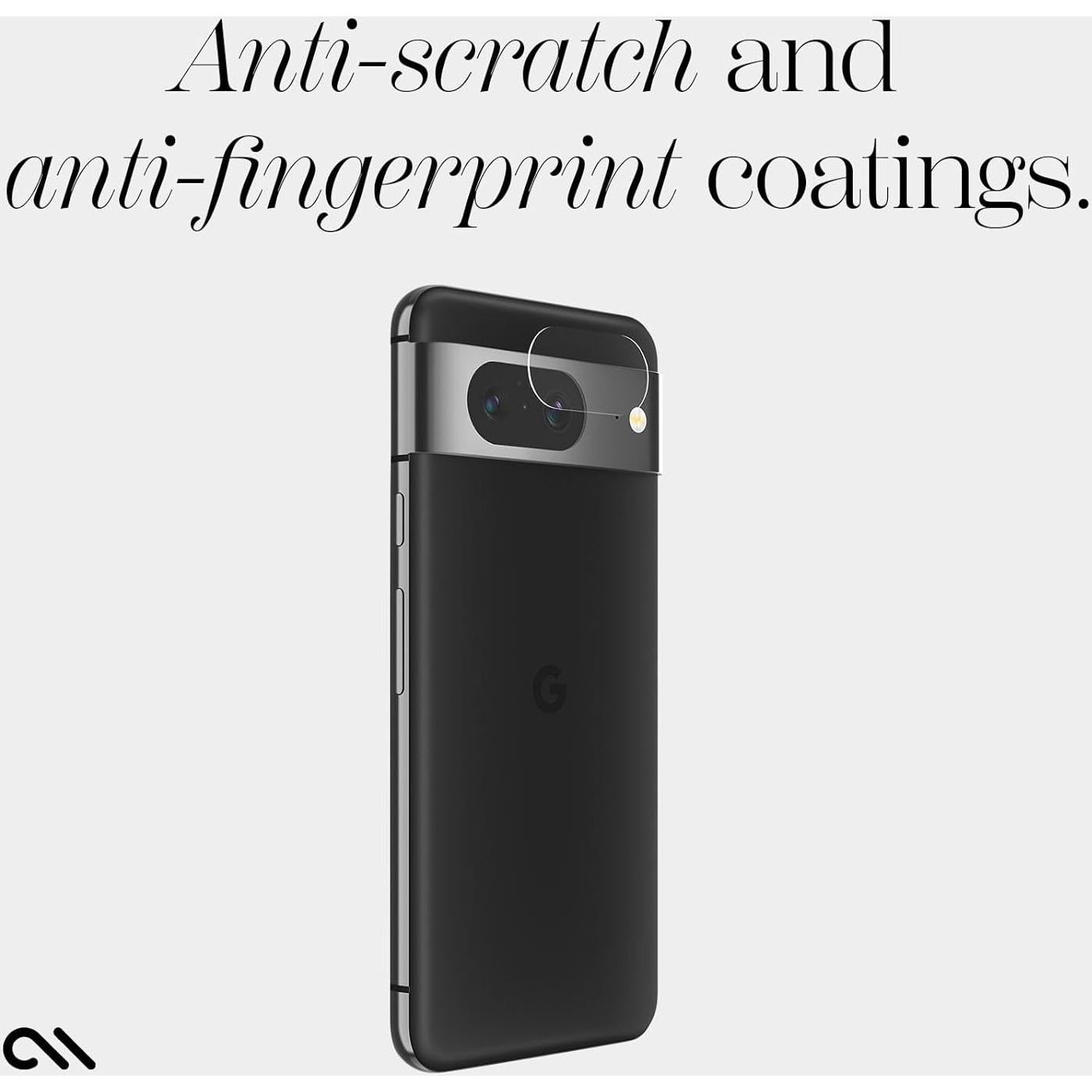 Protector de Lente de Cámara Case-Mate para Google Pixel 8 - Vidrio Templado 9H Anti-Rasguños
