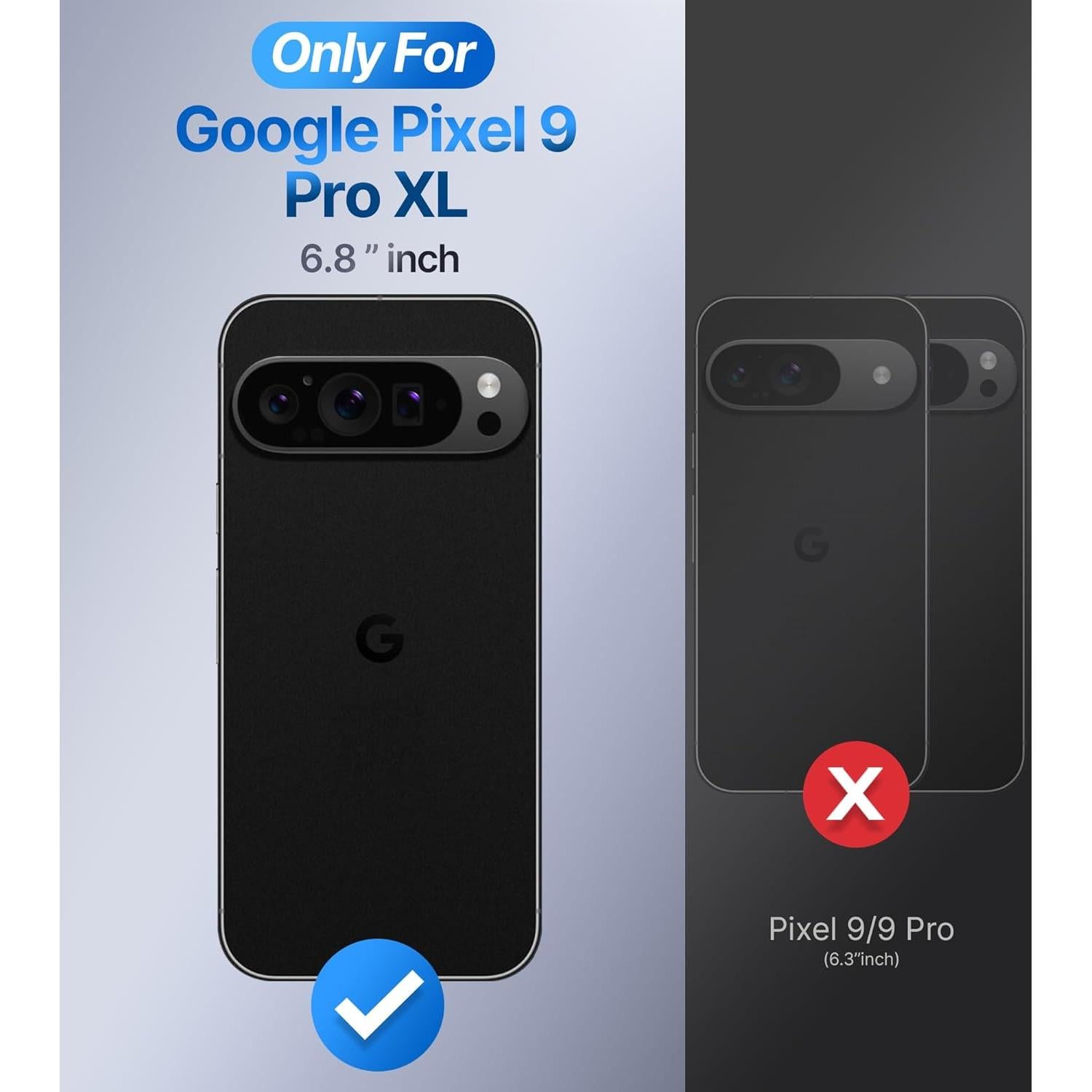 Funda Shield Up para Google Pixel 9 Pro XL - Clara, Soporte Ajustable