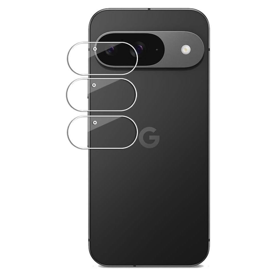 3 Pack Tempered Glass For Google Pixel 9 (5G) Camera Lens Protector