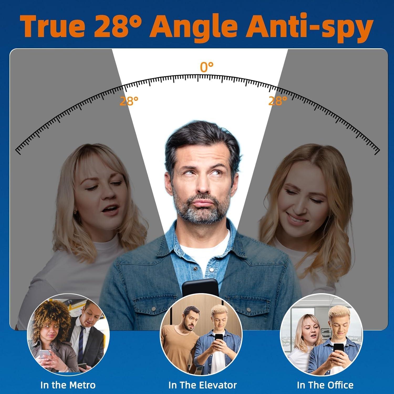 Protector de Pantalla Vidrio Templado Privado MUCDE para Google Pixel 9 Pro Fold - Paquete de 2