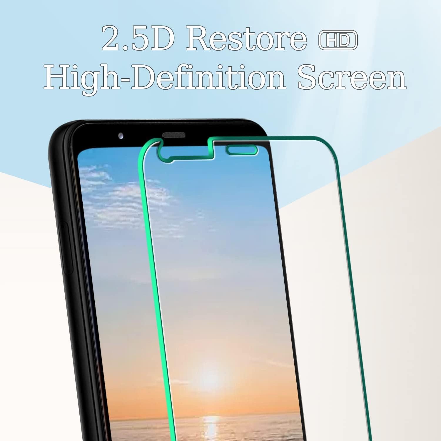 Protector de Pantalla Kesuwe para Google Pixel 4 Vidrio Templado 3-Pack