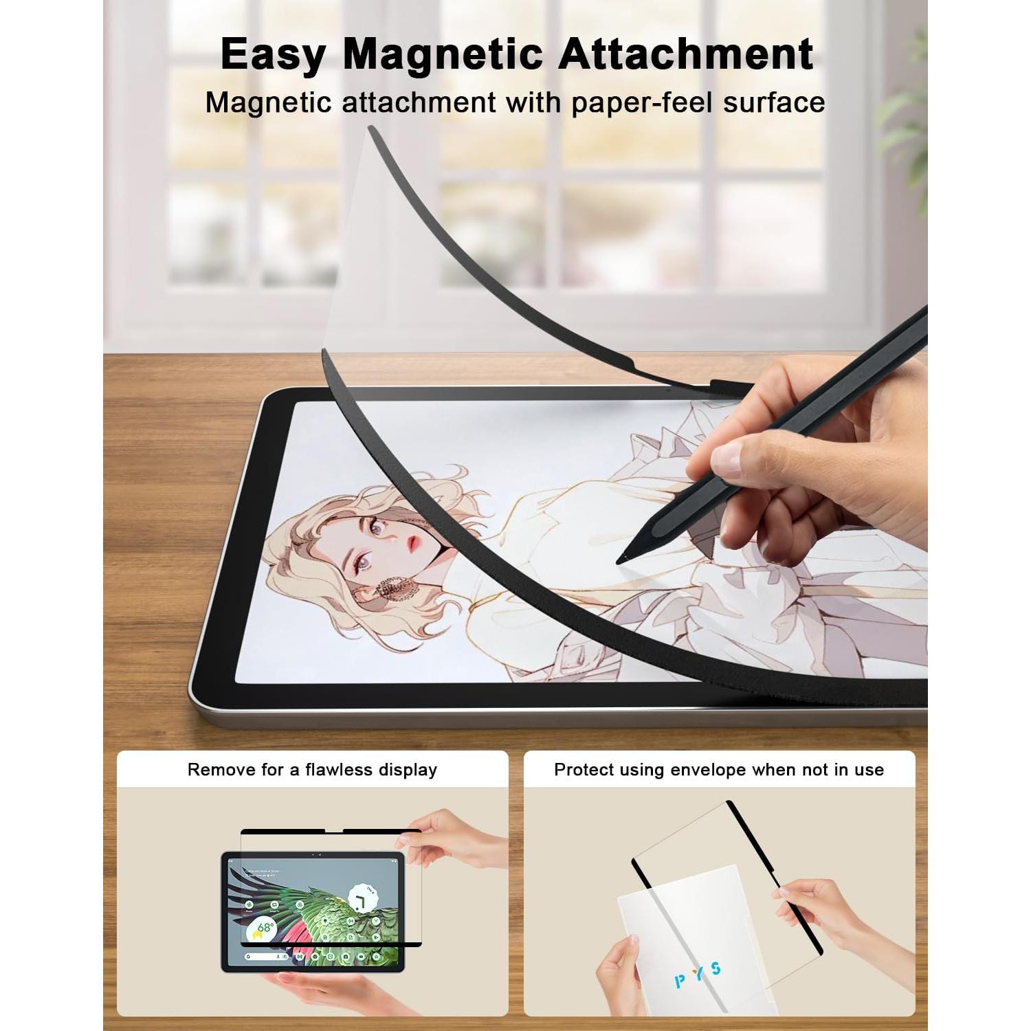 Protector de Pantalla Magnético PYS para Google Pixel Tablet 11" 2023