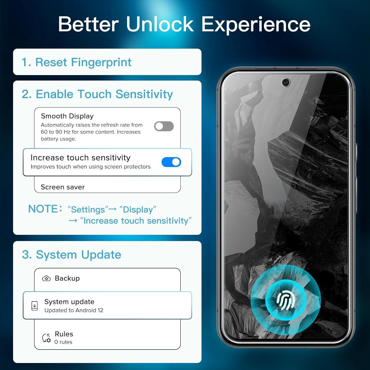Protector de Pantalla JETech para Google Pixel 8a 15.5 cm HD
