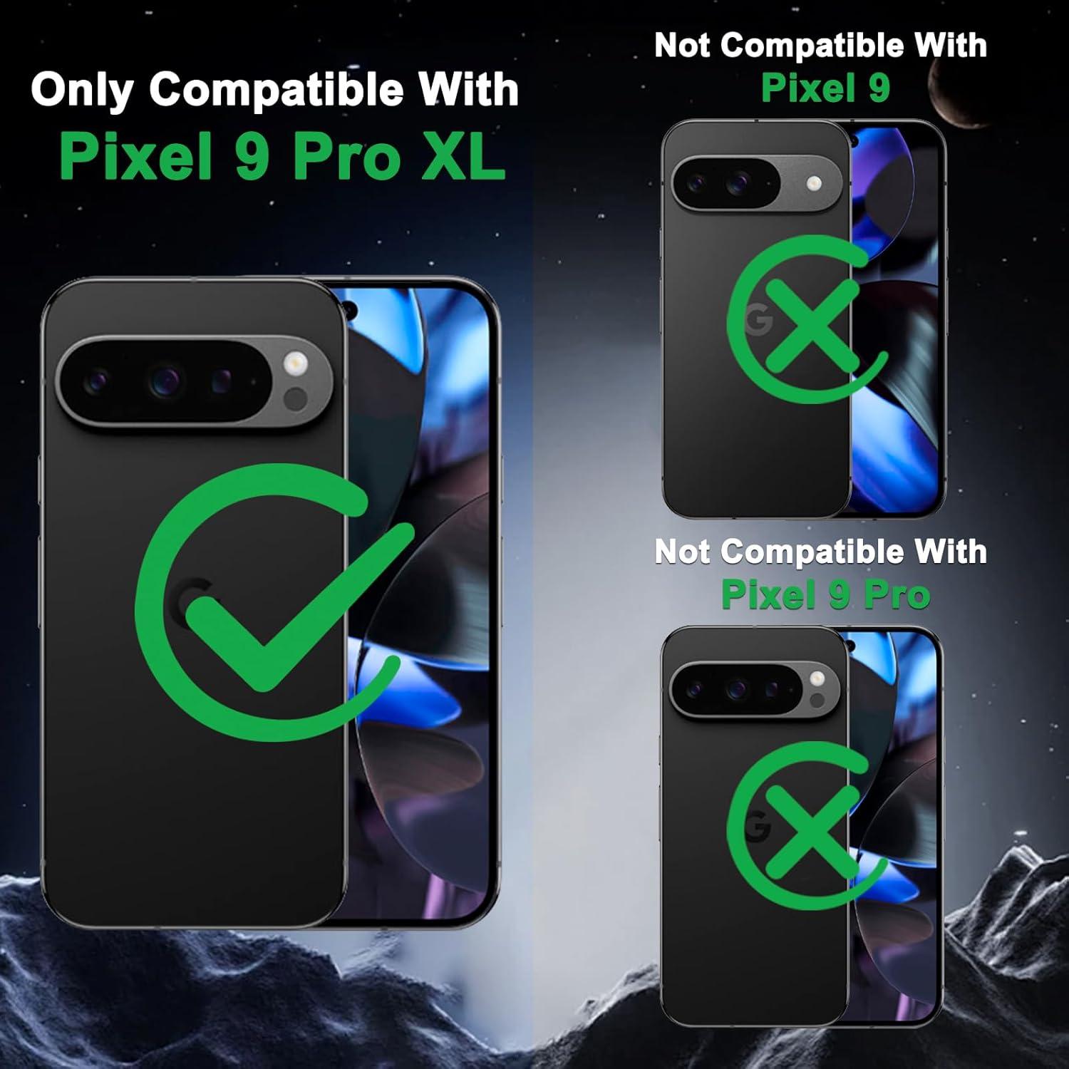 Protector de Pantalla Vidrio Templado PYTWOPY para Google Pixel 9 Pro XL 6.8"