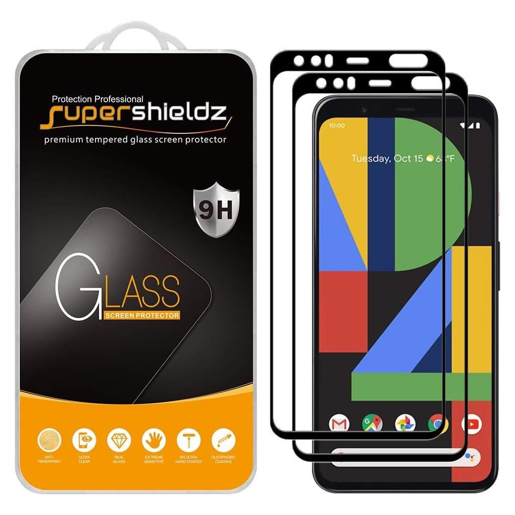 Protector de Pantalla Vidrio Templado Supershieldz para Google Pixel 4 XL - 2 Unidades