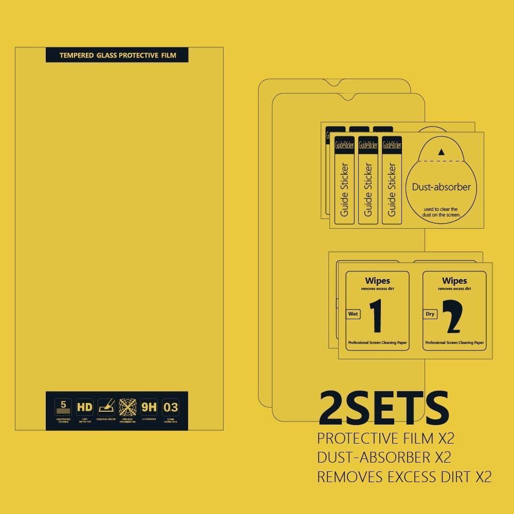 Protector de Pantalla OCESTORE para Pixel 9 XL Pro - Pack 2+2