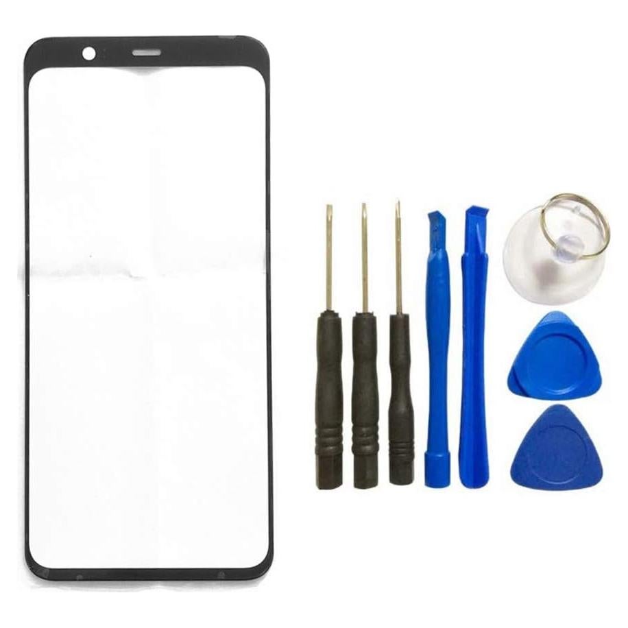 Reemplazo Lente de Vidrio Frontal VIESUP para Google Pixel 4