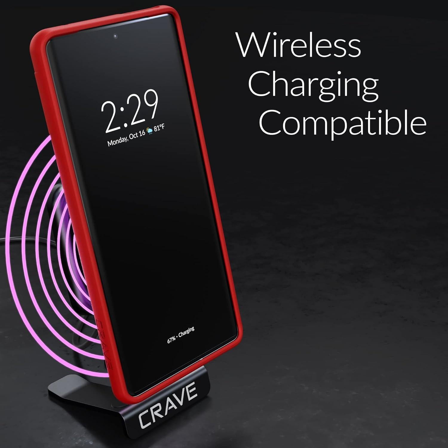 Funda Crave Slim Guard Rojo para Google Pixel 7 Pro - Bumper