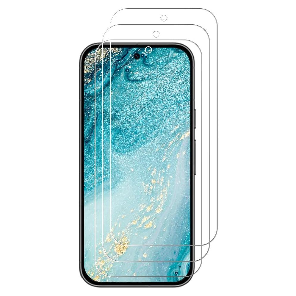 Protector de Pantalla J&D para Google Pixel 9 - 3 Pack HD