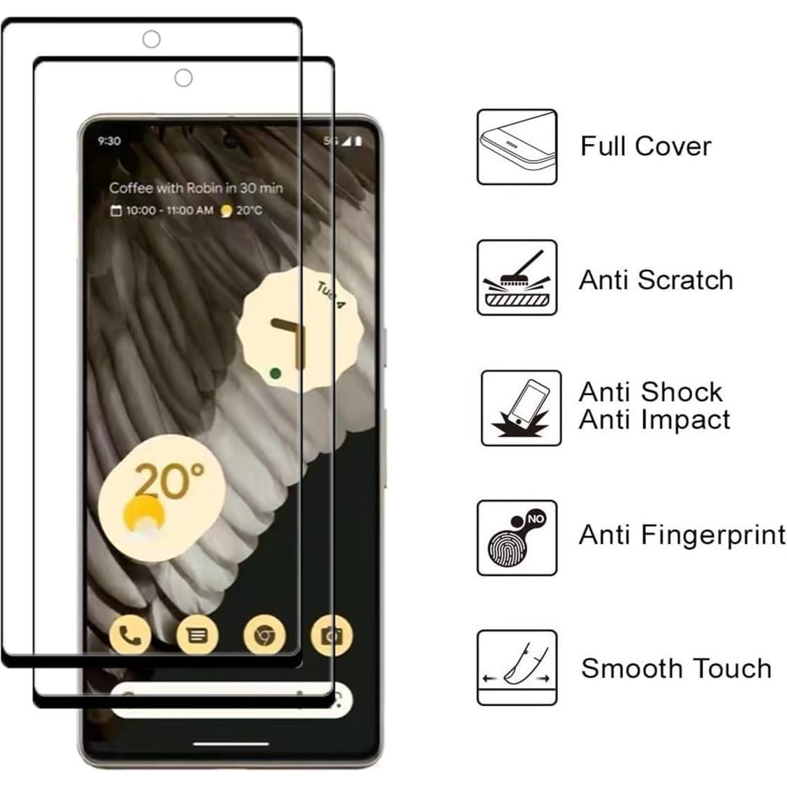 Protector de Pantalla Curvado 3D AISELAN para Google Pixel 7 Pro