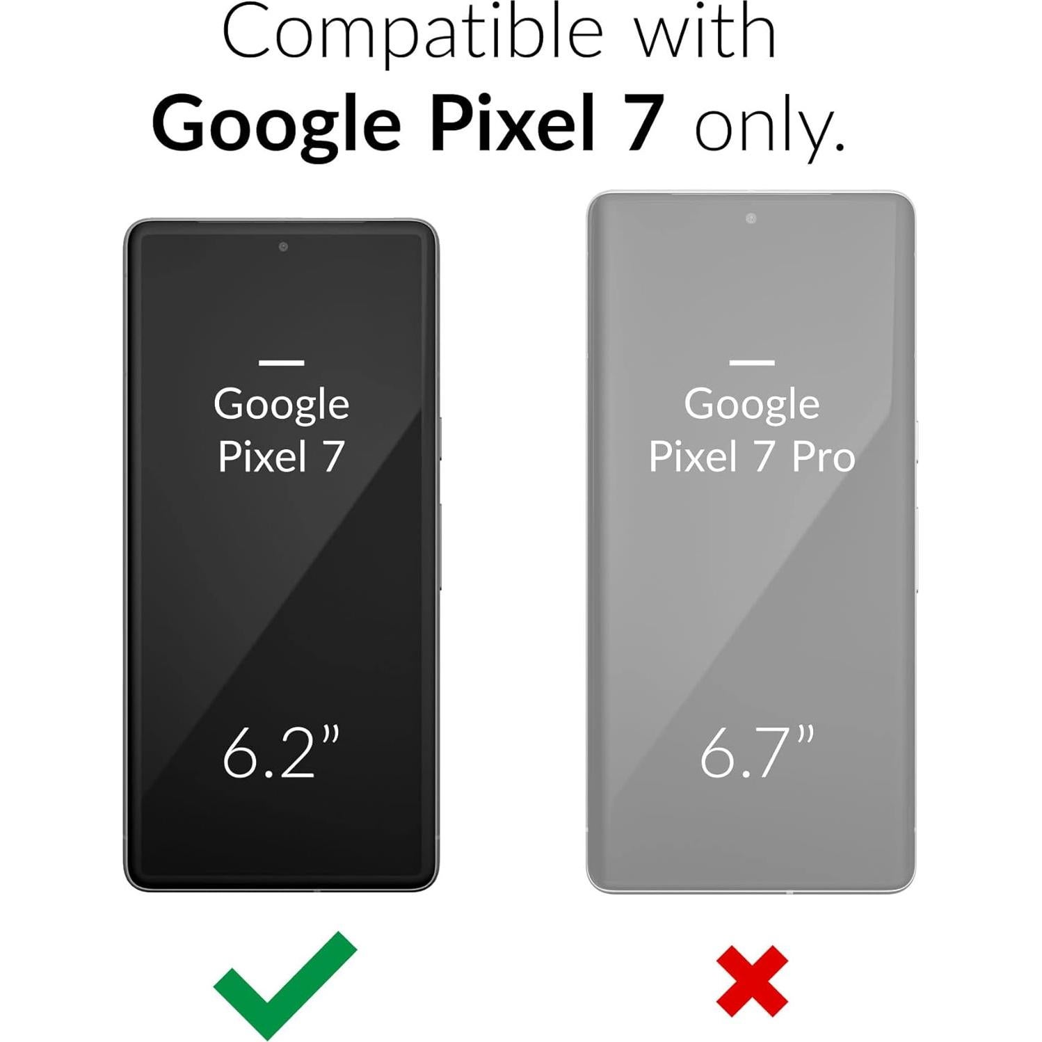 Funda Crave Slim Guard para Google Pixel 7 - Rojo, Bumper