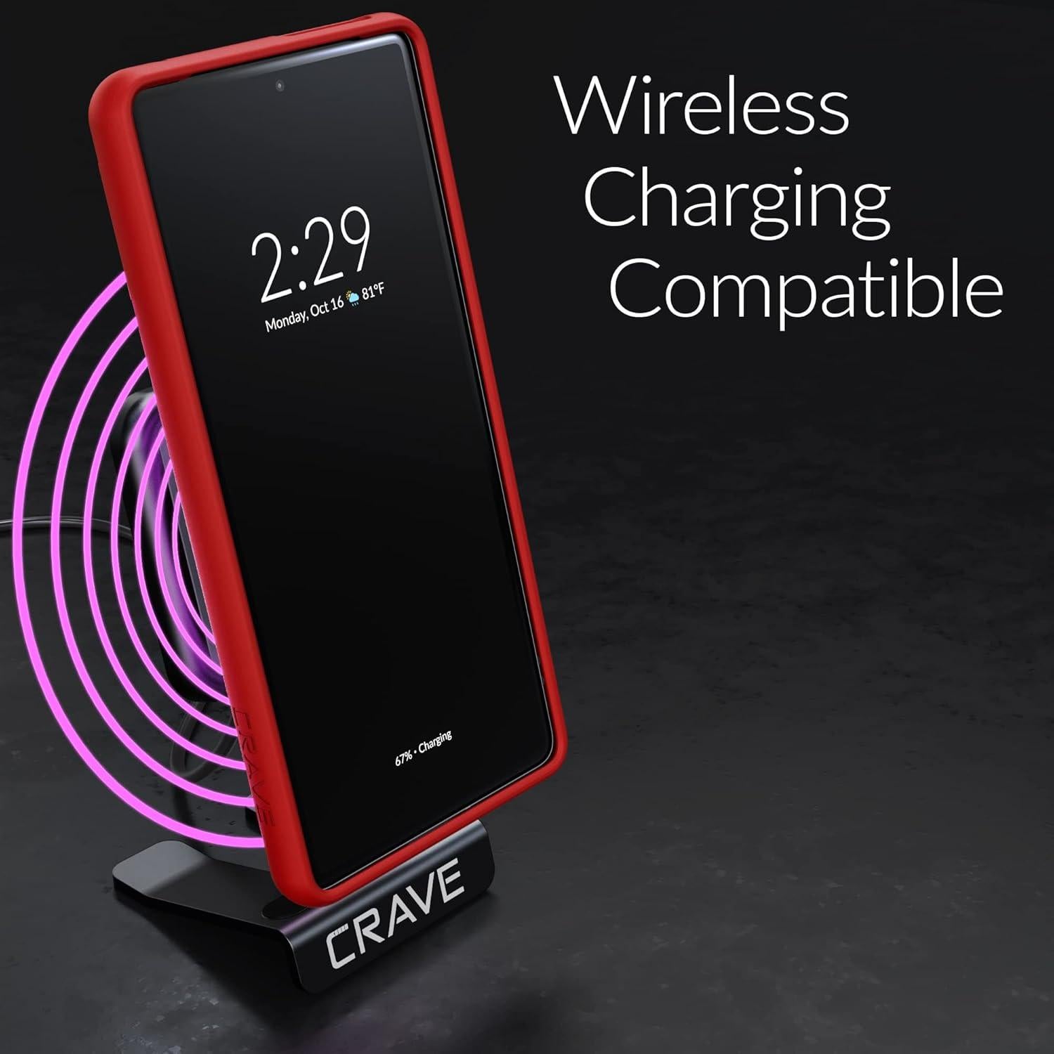 Funda Crave Slim Guard para Google Pixel 7 - Rojo, Bumper