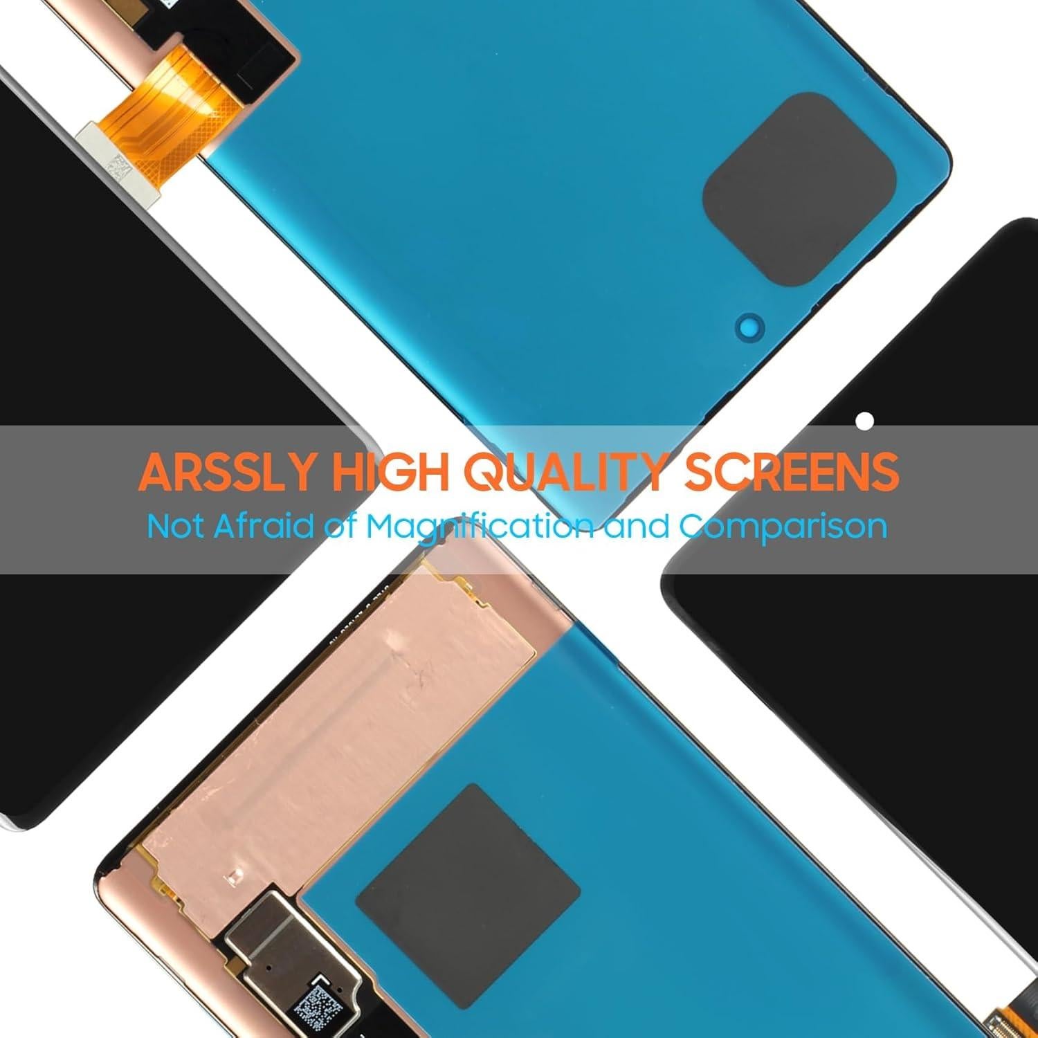 OLED for Google Pixel 7 Pro 5G Screen Replacement - for Google Pixel 7 Pro 5G LCD Display Touch Screen for Google GP4BC GE2AE LCD Digitizer Full Assembly with Repair Kits