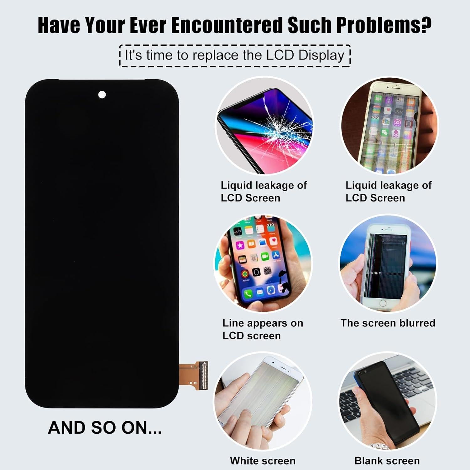 Reemplazo Pantalla LCD OLED Google Pixel 9 Negro 16 cm