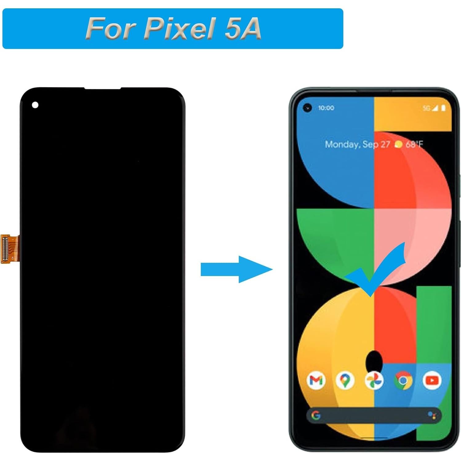 Pantalla LCD 6.34" Compatible Google Pixel 5A 5G + Herramientas