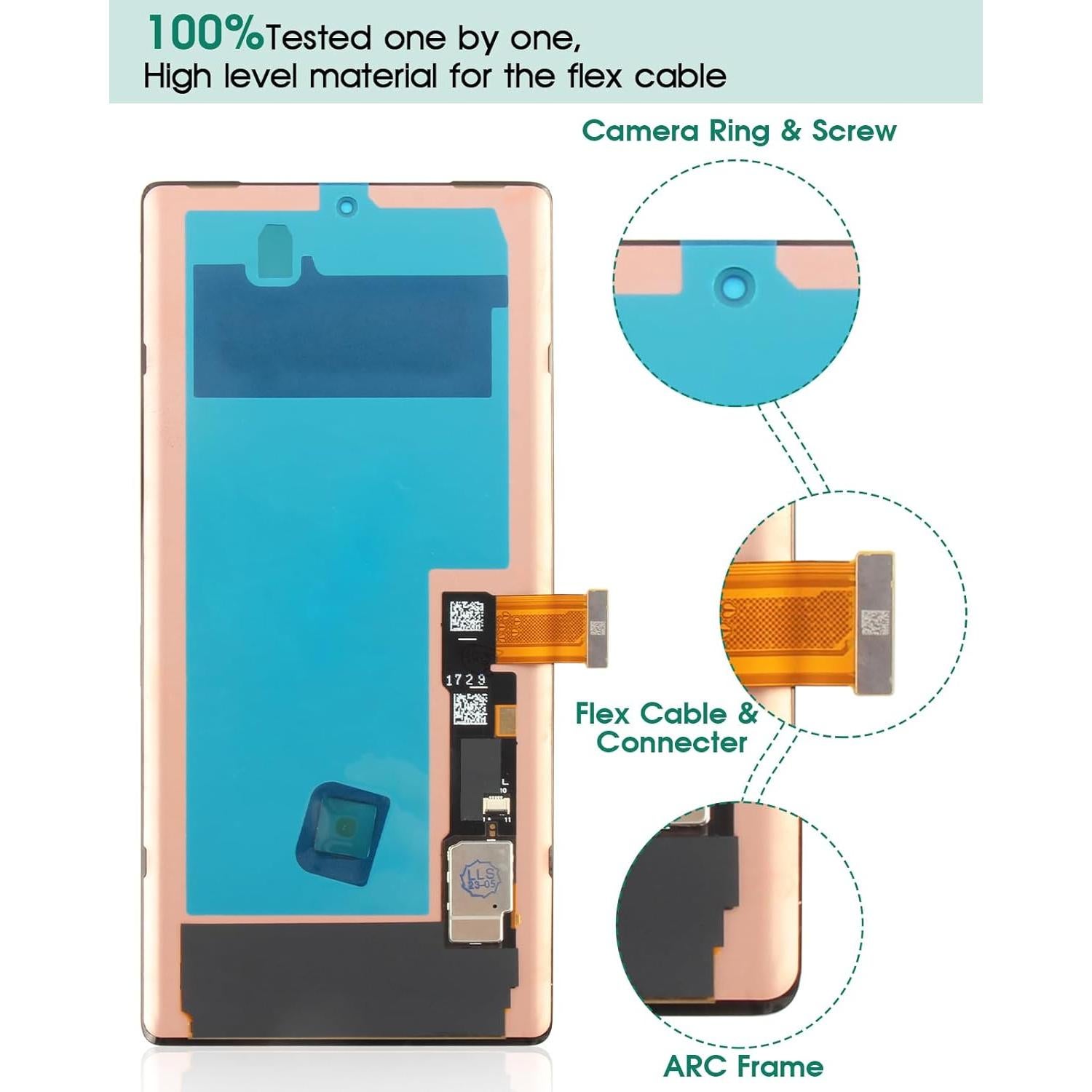 Reemplazo Pantalla Táctil LCD Google Pixel 6 Pro 6.7" 1440x3120