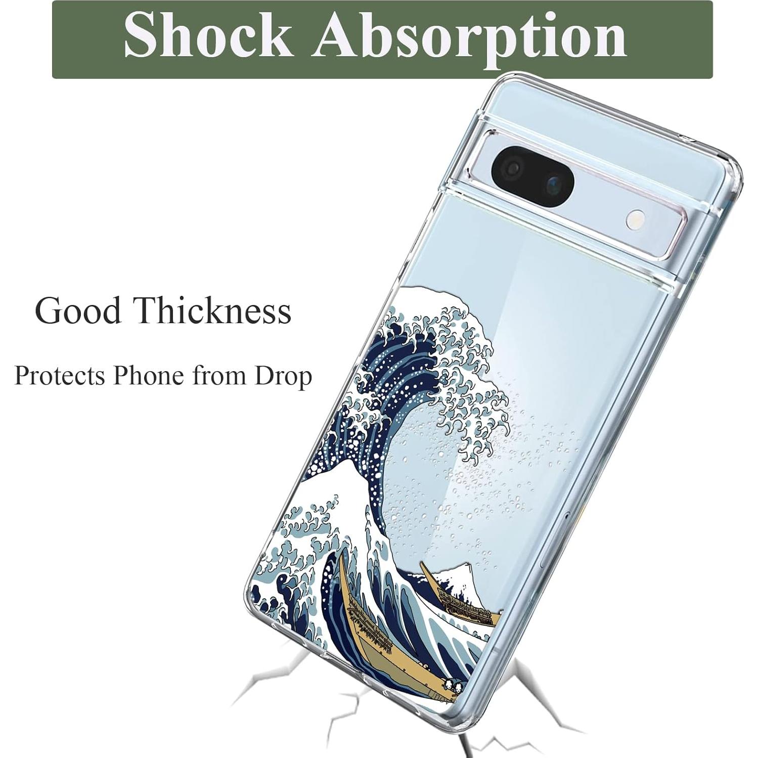 Funda TPU Suave Unov para Google Pixel 7a - Gran Onda