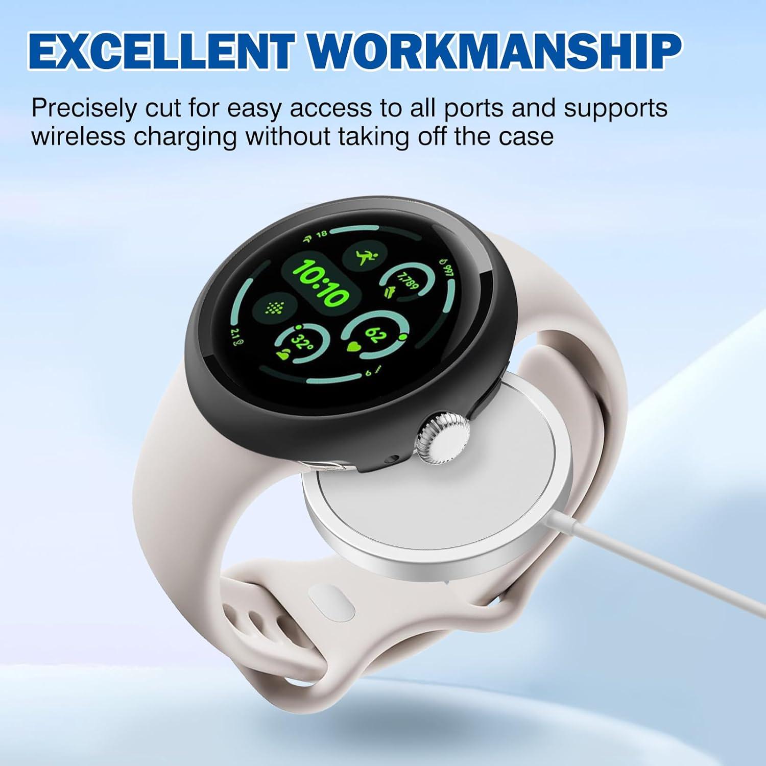 Funda Protectora EasEasy para Google Pixel Watch 3 45mm - Negro