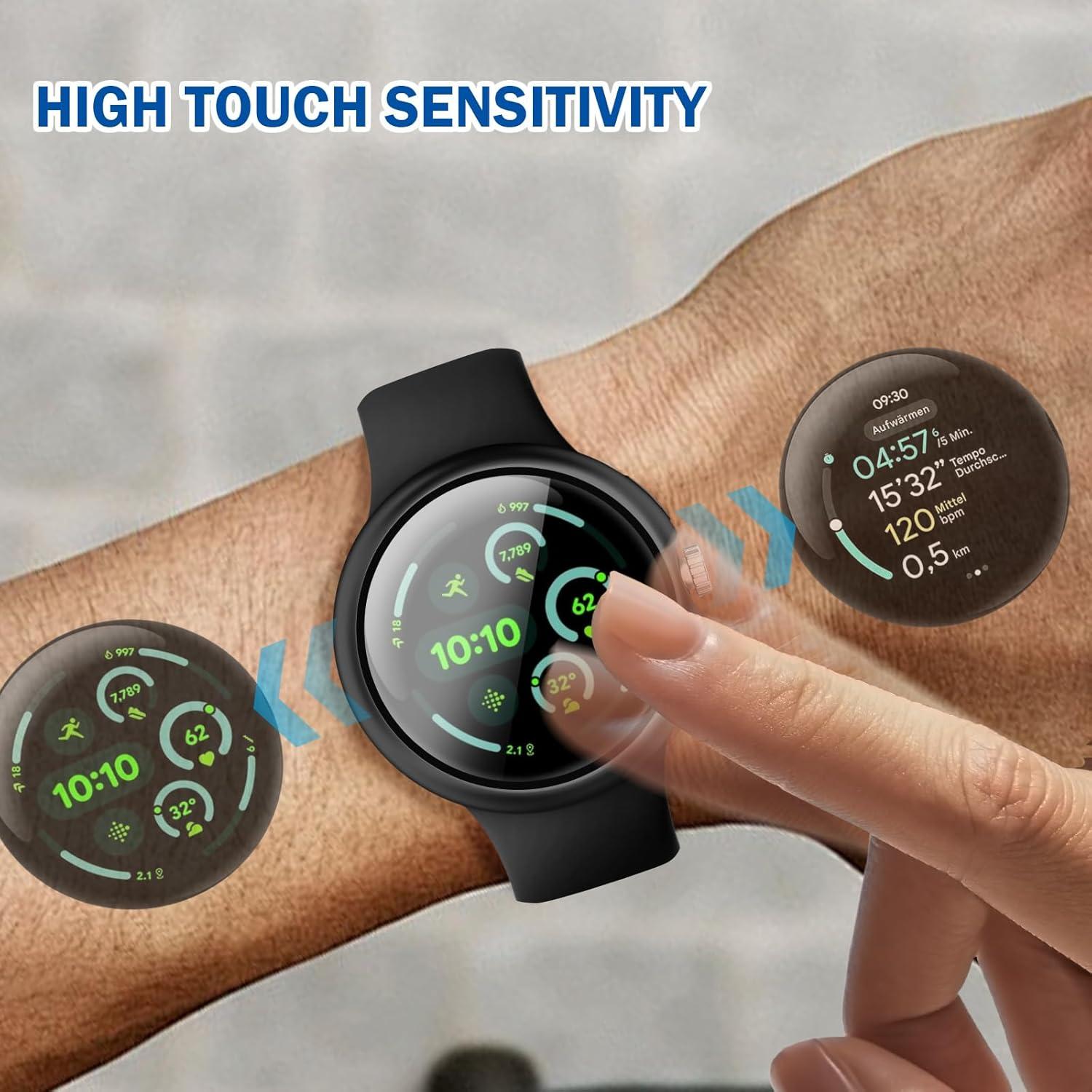 Funda Protectora EasEasy para Google Pixel Watch 3 45mm - Negro