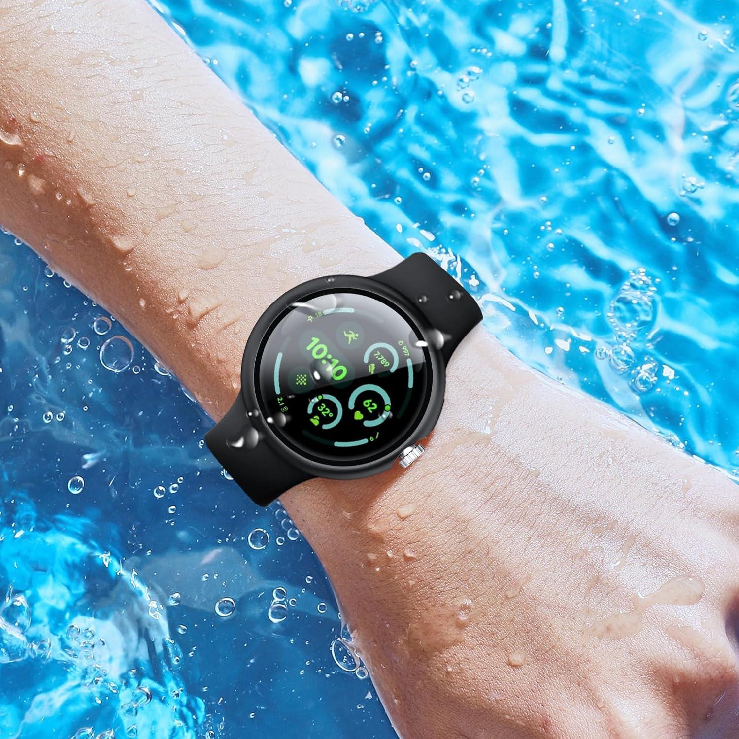 Funda Protectora EasEasy para Google Pixel Watch 3 45mm - Negro