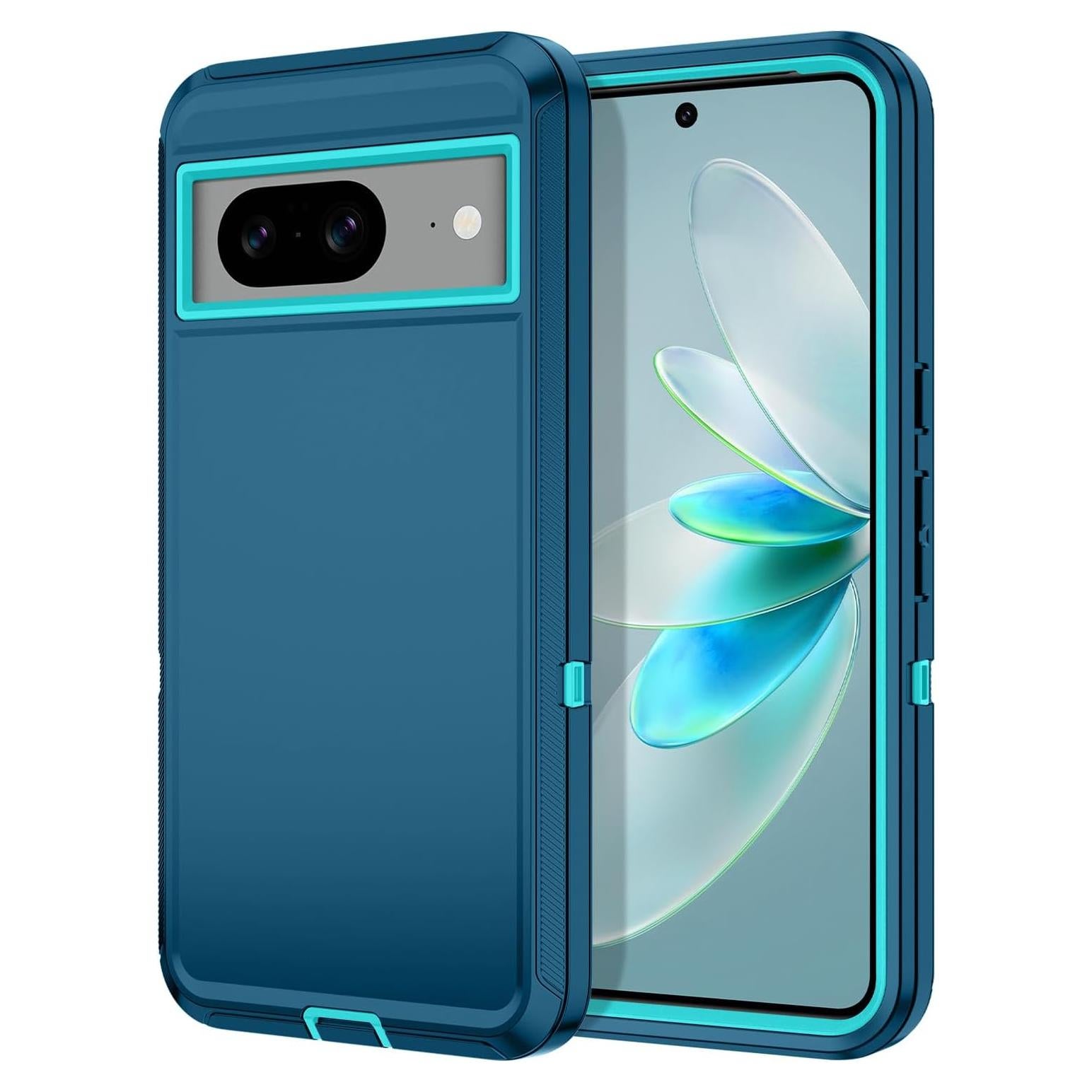 Funda Hucasok para Google Pixel 8 6.2" a Prueba de Golpes Turquesa