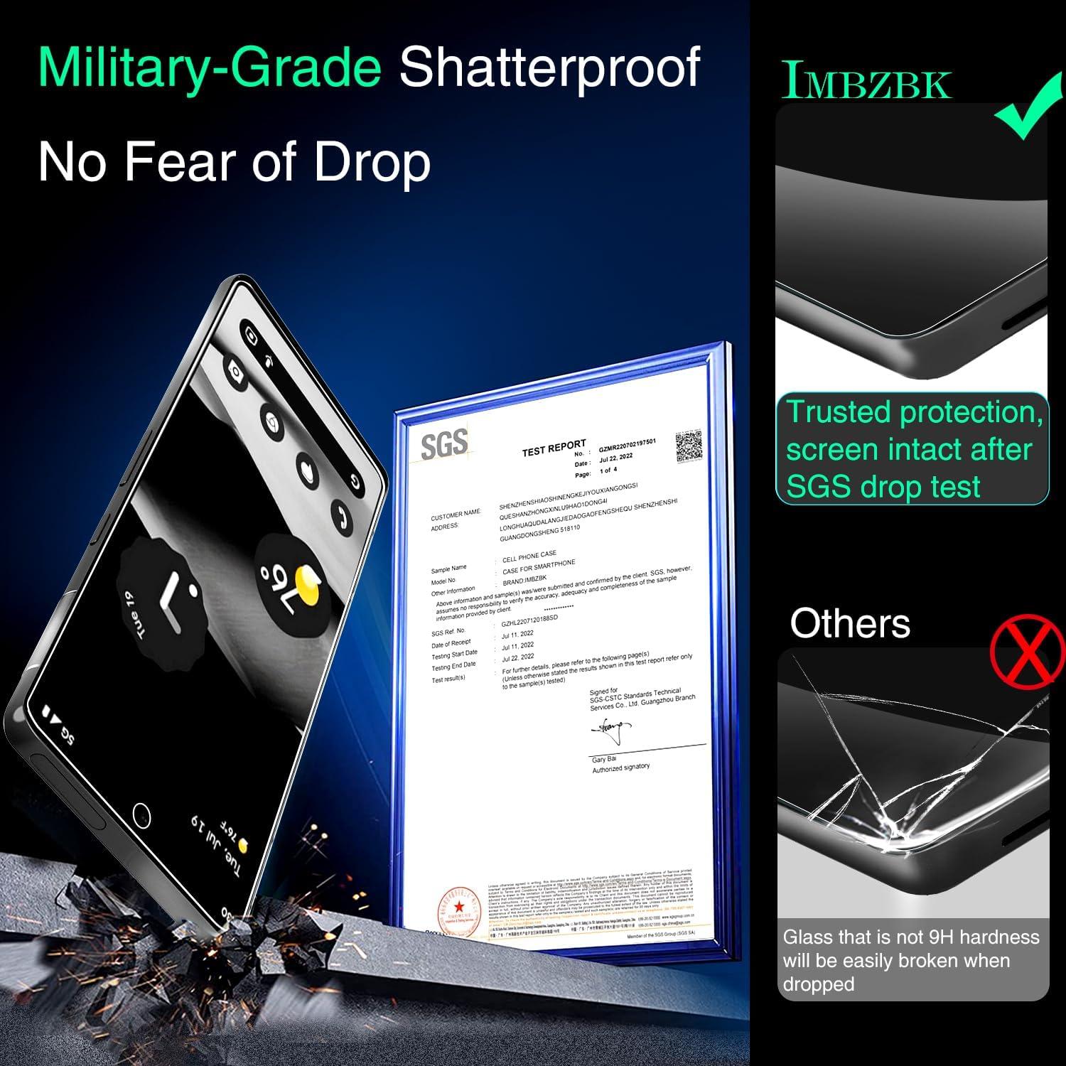 Protector de Pantalla y Lente IMBZBK para Google Pixel 8 Pro