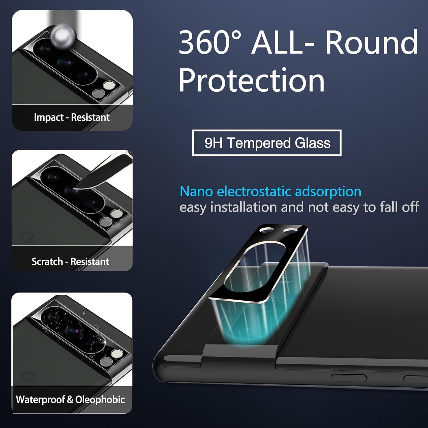 Protector de Pantalla y Lente IMBZBK para Google Pixel 8 Pro