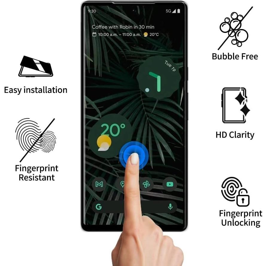 Protector de Pantalla TPU Google Pixel 7 Pro 5G - 6 Piezas